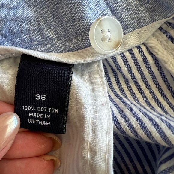 Cremieux men’s seersucker Nantucket shorts, size 36, EUC, spring and summer - Picture 8 of 11